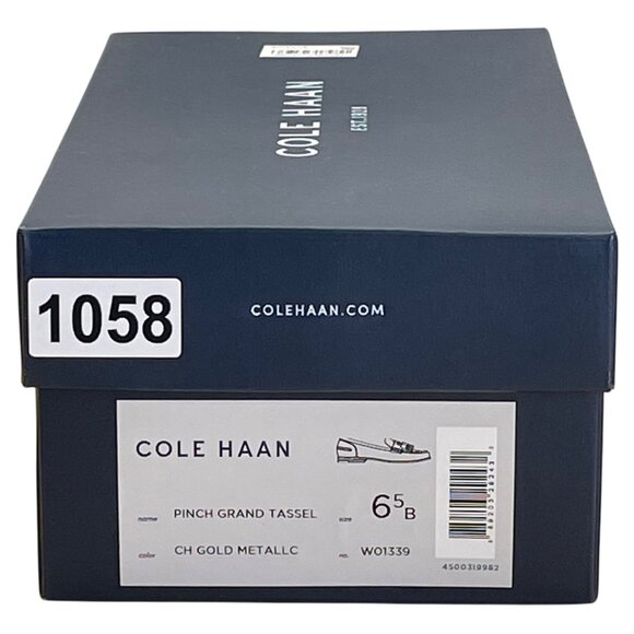 Cole Haan Women’s Gold Metallic Leather Pinch Grand Tassel Loafers Size 6.5B - Picture 10 of 10